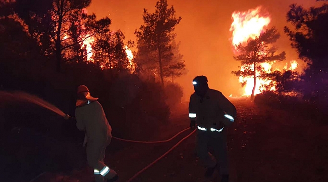 Muğla'daki orman yangınına 576 personel müdahale ediyor 