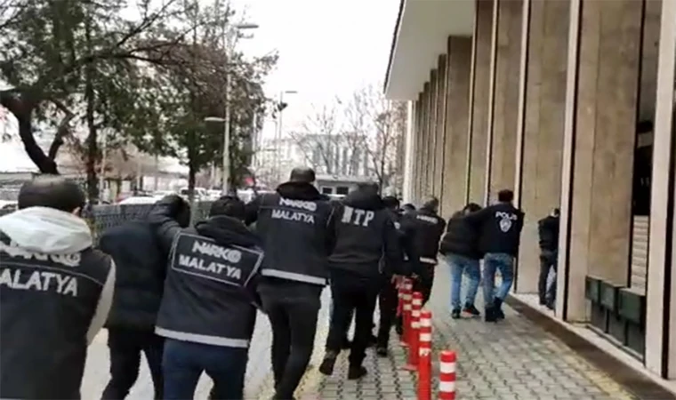 Malatya’da uyuşturucu satışından 16 tutuklama