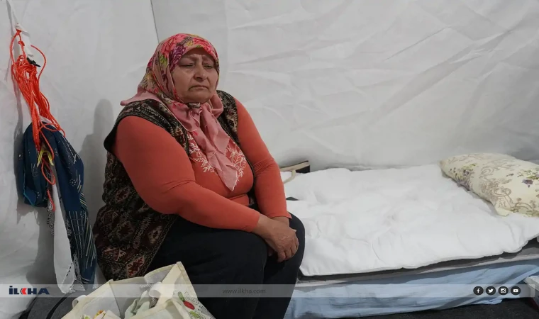Depremde 11 yakınını kaybeden gözü yaşlı kadın: Allah'tan gelene hamdolsun