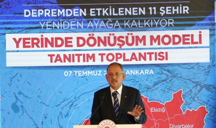 'Yerinde Dönüşüm' proje başvurusu 17 Temmuz'da başlıyor