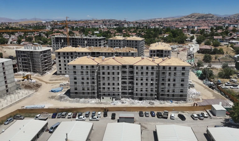 Kiltepe’de Deprem Konutları İçin Kaba İnşaat Süreci Neredeyse Bitti
