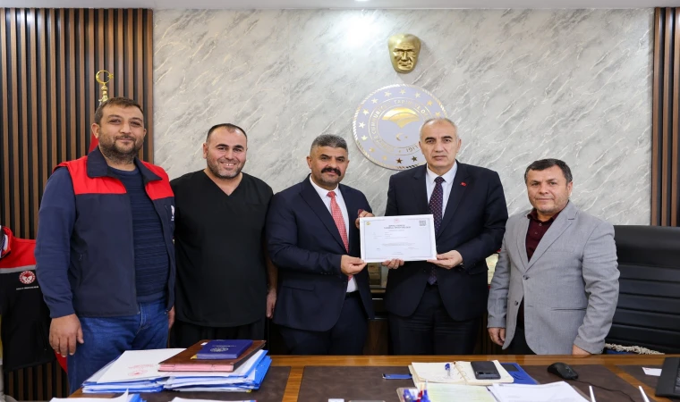 Malatya’ya 4.5 milyon lira ek destek getiren başarı belgesi