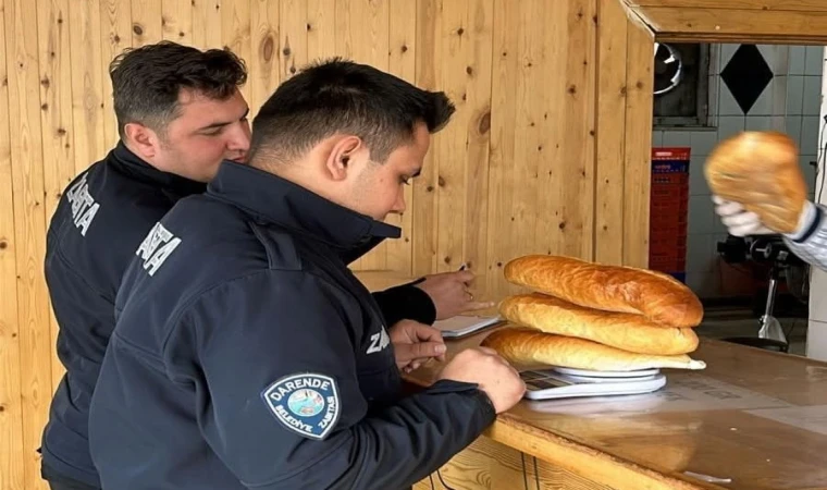 Darende’de zabıta ekiplerinden denetim