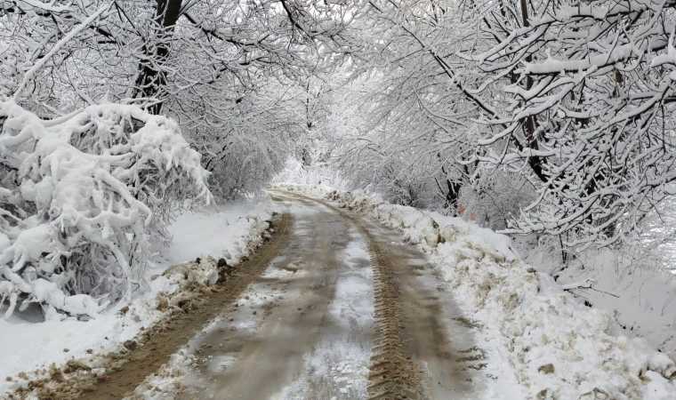 109 Mahalle Yolunda Karla Mücadele Çalışması