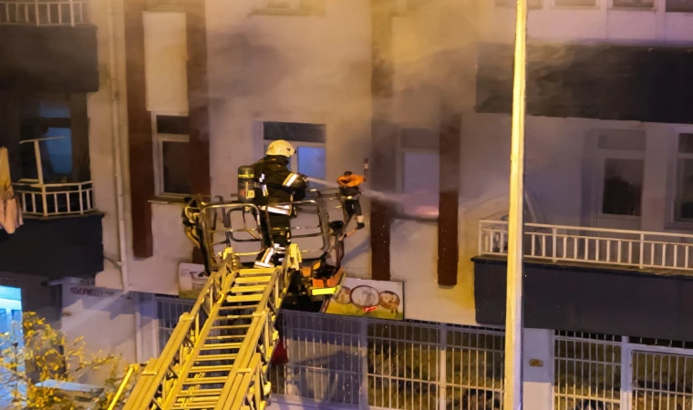 Ataköy Mahallesinde Korkutan Yangın