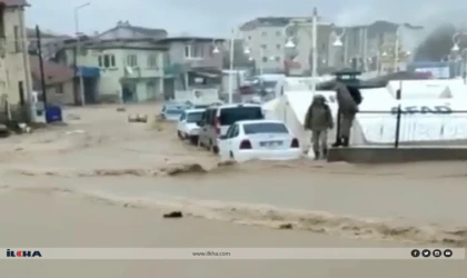 Malatya’daki yoğun yağışlar sele neden oldu