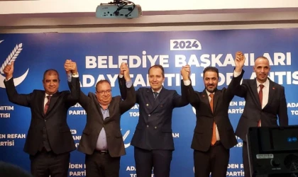 Yeniden Refah Partisi'nin büyükşehir ve 3 ilçede adayları kesinleşti