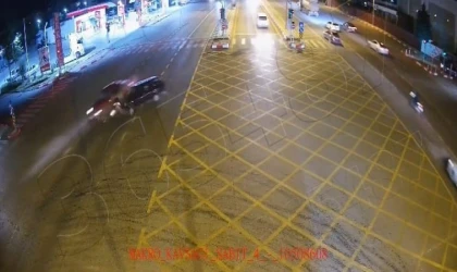 Malatya’da Yaşanan Kazalar Kameralara Anbean Yansıdı