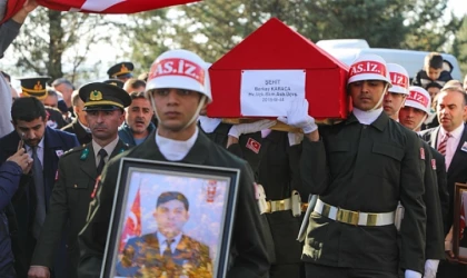 Malatyalı Şehit Üstçavuş Berkay Karaca, Son Yolculuğuna Uğurlandı