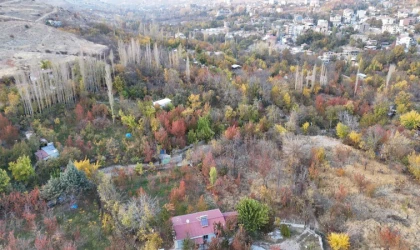 Yeşilyurt'ta sonbaharda kartpostallık görüntüler ortaya çıktı