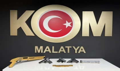 Malatya’da ruhsatsız silah operasyonu: 1 gözaltı