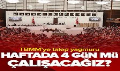 TBMM’ye 2025’te En Çok Dilekçe “4 Günlük Çalışma Haftası” Talebi İçin Verildi