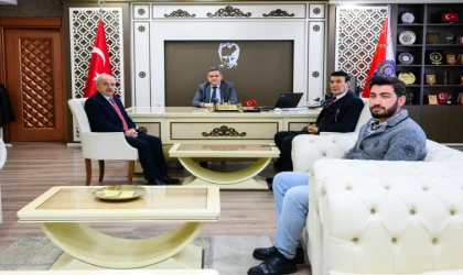 Malatya Gazeteciler Cemiyeti'nden Emniyet Müdürü Kayhan Ay'a ziyaret