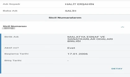 Malatya Şoförler ve Otomobilciler Esnaf Odası seçimleriyle ilgili düzeltme açıklaması