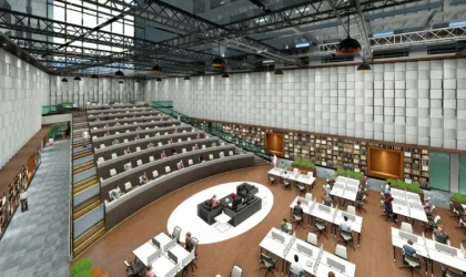 Malatya’da bölgenin en büyük kütüphanesinde sona doğru