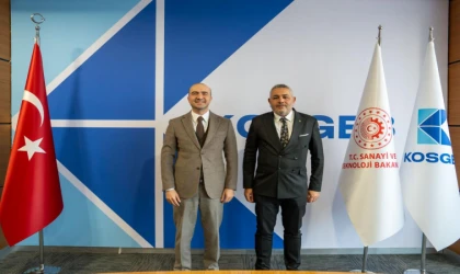 Başkan Sadıkoğlu, KOSGEB Başkanı ile bir araya geldi