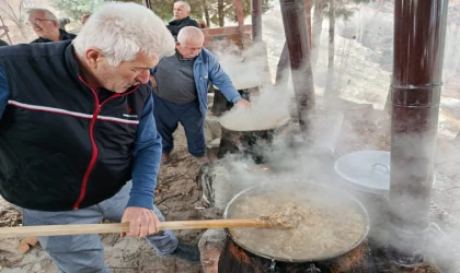 Ilıca’da Kış Yarı Geleneği Yaşatıldı