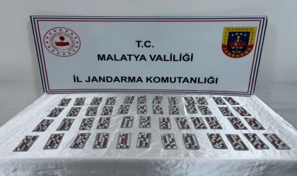 Malatya’da 661 Adet Sentetik Ecza Hap Ele Geçirildi