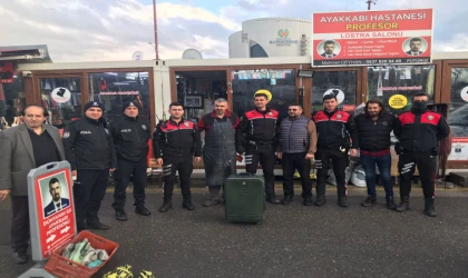 Esnaftan Polise Sürpriz Kutlama: Şüpheli Çanta İhbarı Pastalı Çıktı