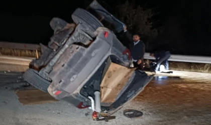 Hekimhan-Malatya Yolunda Cip Beton Mikserine Çarptı: 3 Yaralı