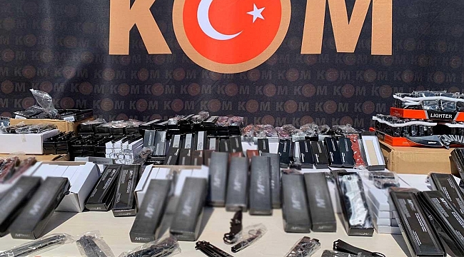 Malatya'da gümrük kaçağı malzeme ele geçirildi