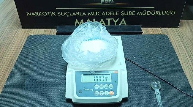 Malatya'da uyuşturucudan 2 şüpheli gözaltına alındı