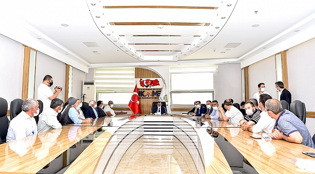 Kuzey Kuşak Yolu güzergâhı hak sahipleriyle bir araya gelen Başkan Gürkan,
