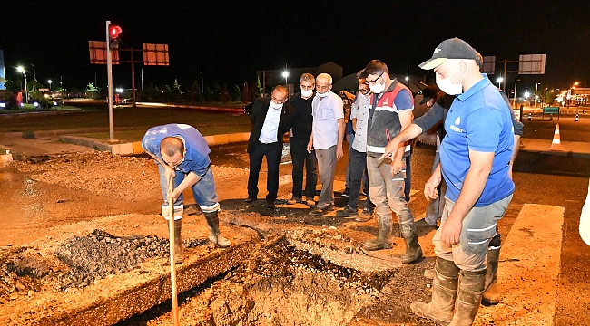 MASKİ BAYRAMDA İŞ BAŞINDA