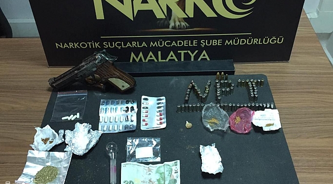 Malatya’da çeşitli suçlardan 13 şüpheli gözaltına alındı
