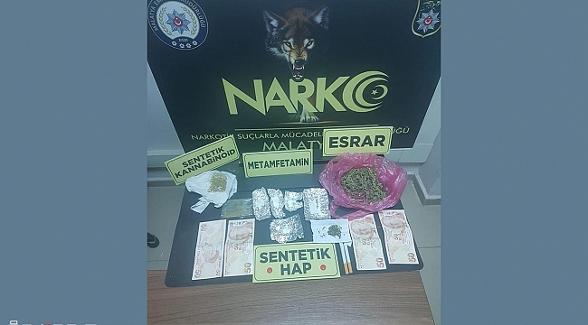 Malatya'da uyuşturucu ticaretinden 4 kişi tutuklandı