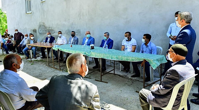 MİLLETVEKİLİ KÂHTALI İLE BELEDİYE BAŞKANI ÇINAR, KARAHAN, BİNDAL VE ÖZAL MAHALLELERİNİ ZİYARET ETTİ