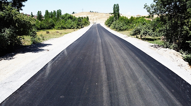 YENİ İMAR YOLUNDA ASFALT SERİMİ TAMAMLANDI