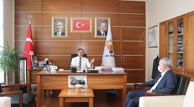 YEŞİLYURT BELEDİYE BAŞKANI MEHMET ÇINAR, ANKARA’DA ZİYARETLERDE BULUNDU