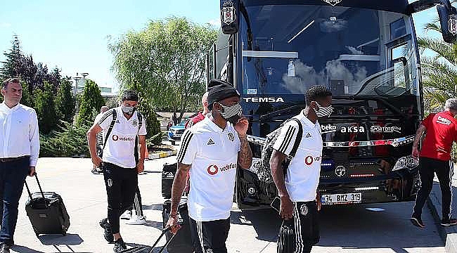 Beşiktaş kafilesi Malatya'ya geldi.