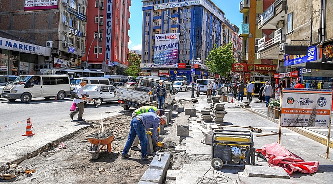 Turgut Temelli Caddesi alt kavşağında düzenleme çalışmaları yapılıyor