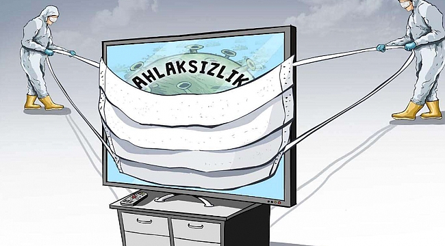 Ahlaksızlığı özendiren TV programları manevi değerleri tehdit eden bataklığa dönüştü
