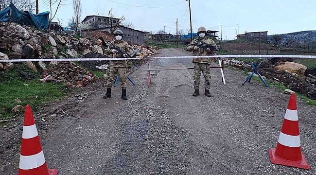 Malatya’da Covid-19 vakası tespit edilen bir mahalle karantinaya alındı