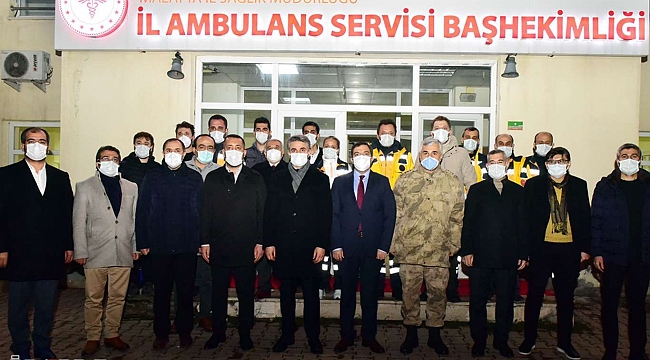 Malatya Valisi Baruş bir dizi ziyarette bulundu