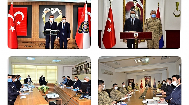 Vali Baruş'a, Emniyet ve Jandarma'dan Brifing