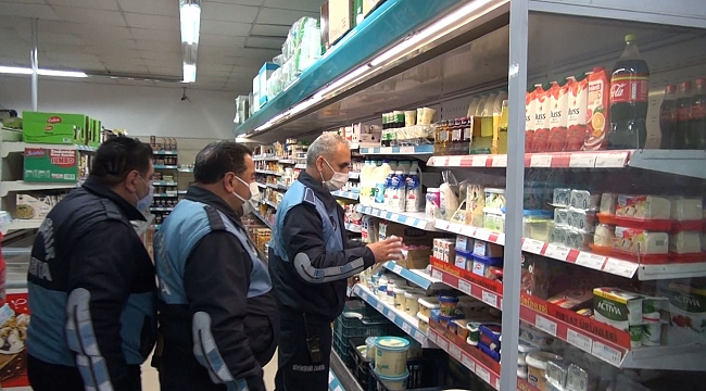 BÜYÜKŞEHİR ZABITADAN GIDA VE ETİKET DENETİMİ