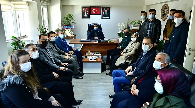 YEŞİLYURT BELEDİYE BAŞKANI ÇINAR’DAN HAYIRLI OLSUN ZİYARETİ