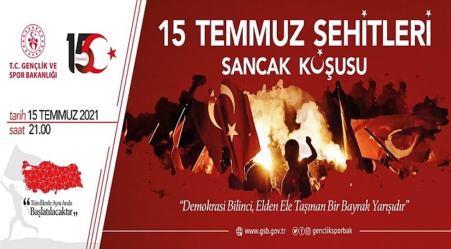 MALATYA’DA ‘’15 TEMMUZ ŞEHİTLERİ SANCAK KOŞUSU’’ YAPILACAK