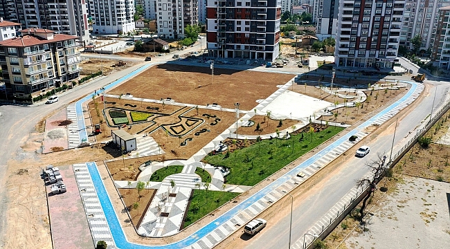 Yeşilyurt'ta park ve yeşil alan sayısı artıyor