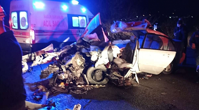 Malatya'da feci kaza: Bir ölü 4 yaralı