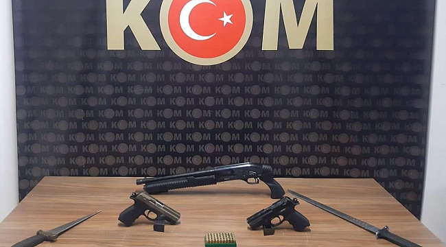 Malatya'da silah ticaretinden 2 şüpheliye yasal işlem yapıldı