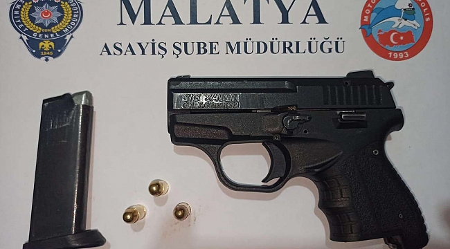Malatya'da çok sayıda silah ele geçirildi 
