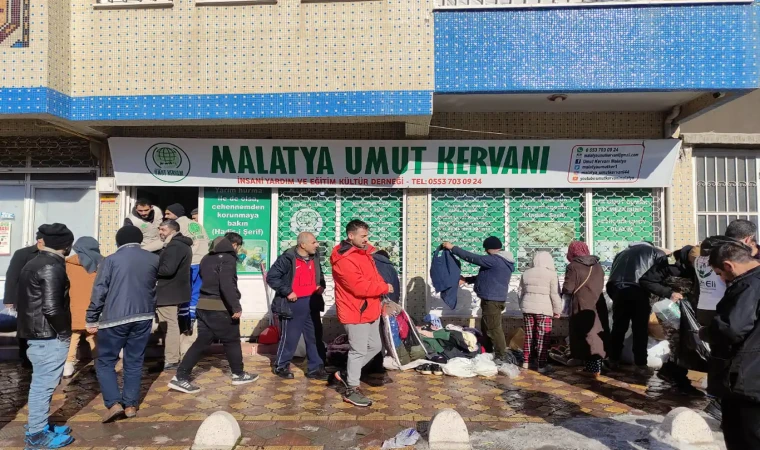 Malatya’ya gönderilen yardım kolilerinin arasında küçük Irmak’ın mektubu duygulandırdı