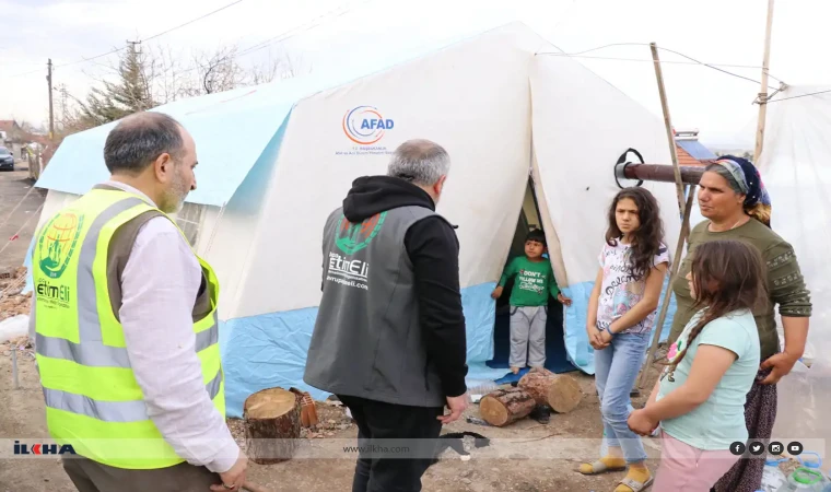 Avrupa Yetim Eli'nin depremzedelere yardımları sürüyor