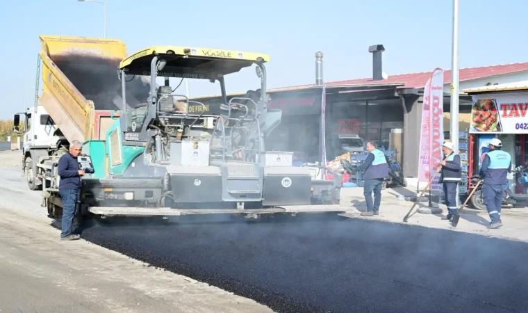 Battalgazi Belediyesi'nden Konteyner Çarşı’da asfalt çalışması