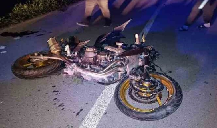 Malatya’nın Battalgazi ilçesinde motosiklet kaza yaptı